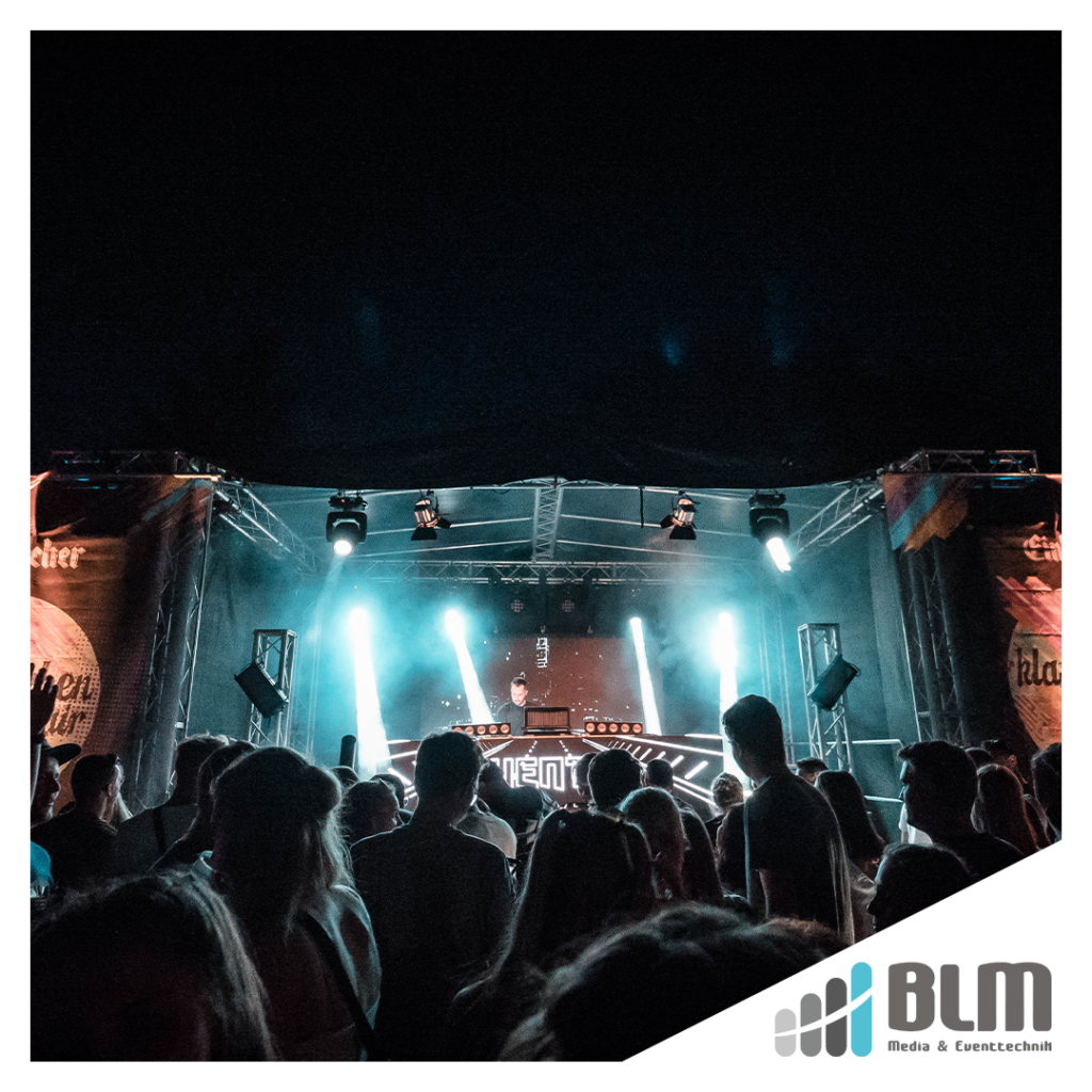 DJ Stars auf dem elektronischen Open Air in Höxter, Veranstaltungstechnik von BLM Media