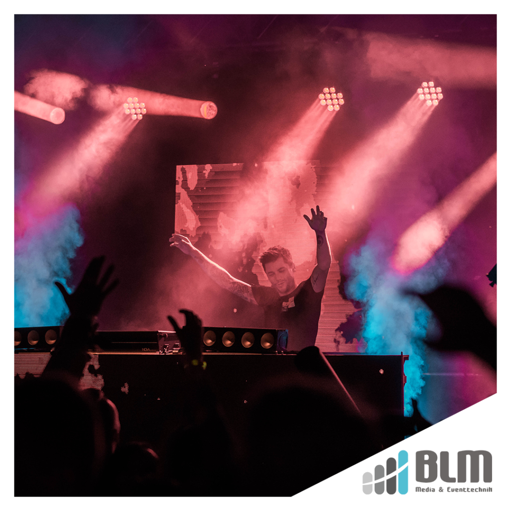 DJ Stars auf dem elektronischen Open Air in Höxter, Veranstaltungstechnik von BLM Media