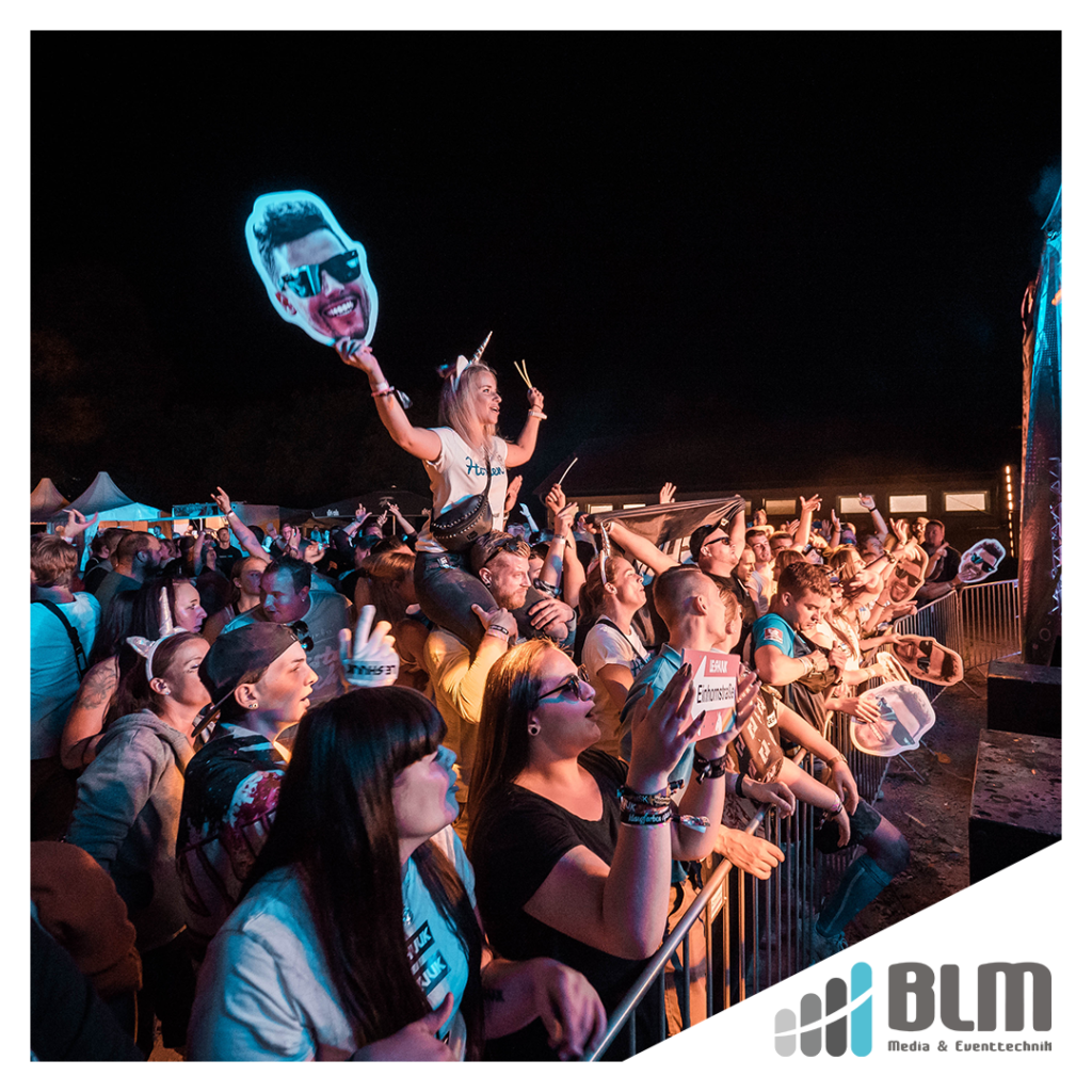 DJ Stars auf dem elektronischen Open Air in Höxter, Veranstaltungstechnik von BLM Media