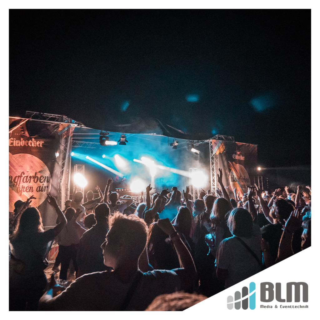 DJ Stars auf dem elektronischen Open Air in Höxter, Veranstaltungstechnik von BLM Media