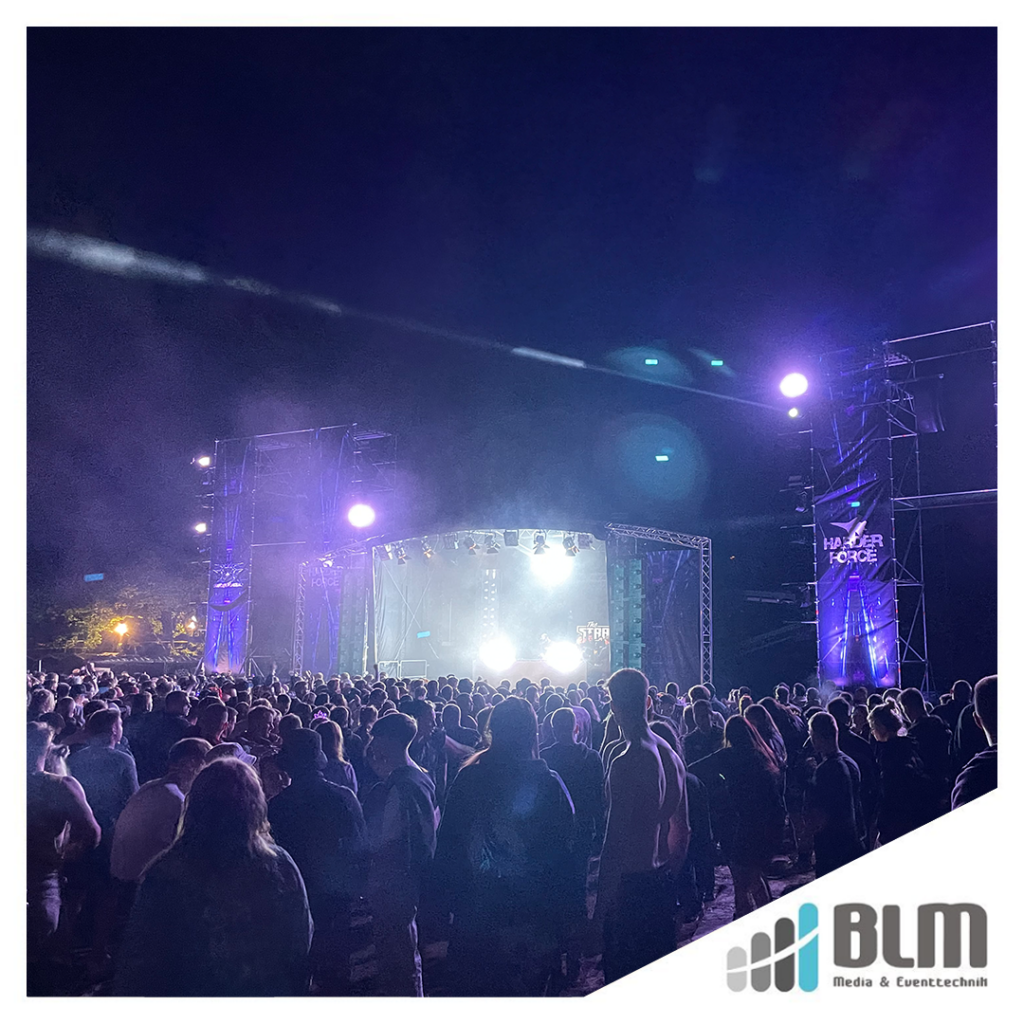 Harderforce Festival in Heide, Veranstaltungstechnik von BLM Media