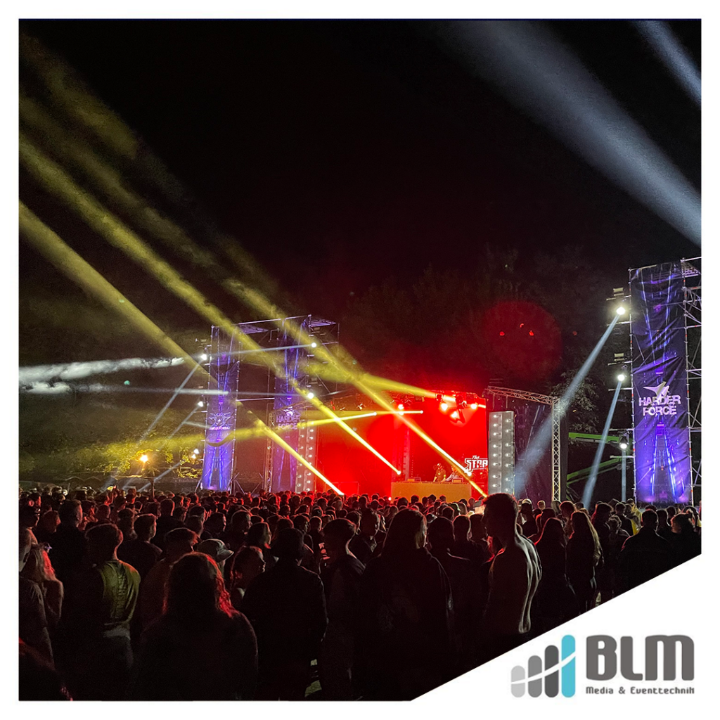 Harderforce Festival in Heide, Veranstaltungstechnik von BLM Media