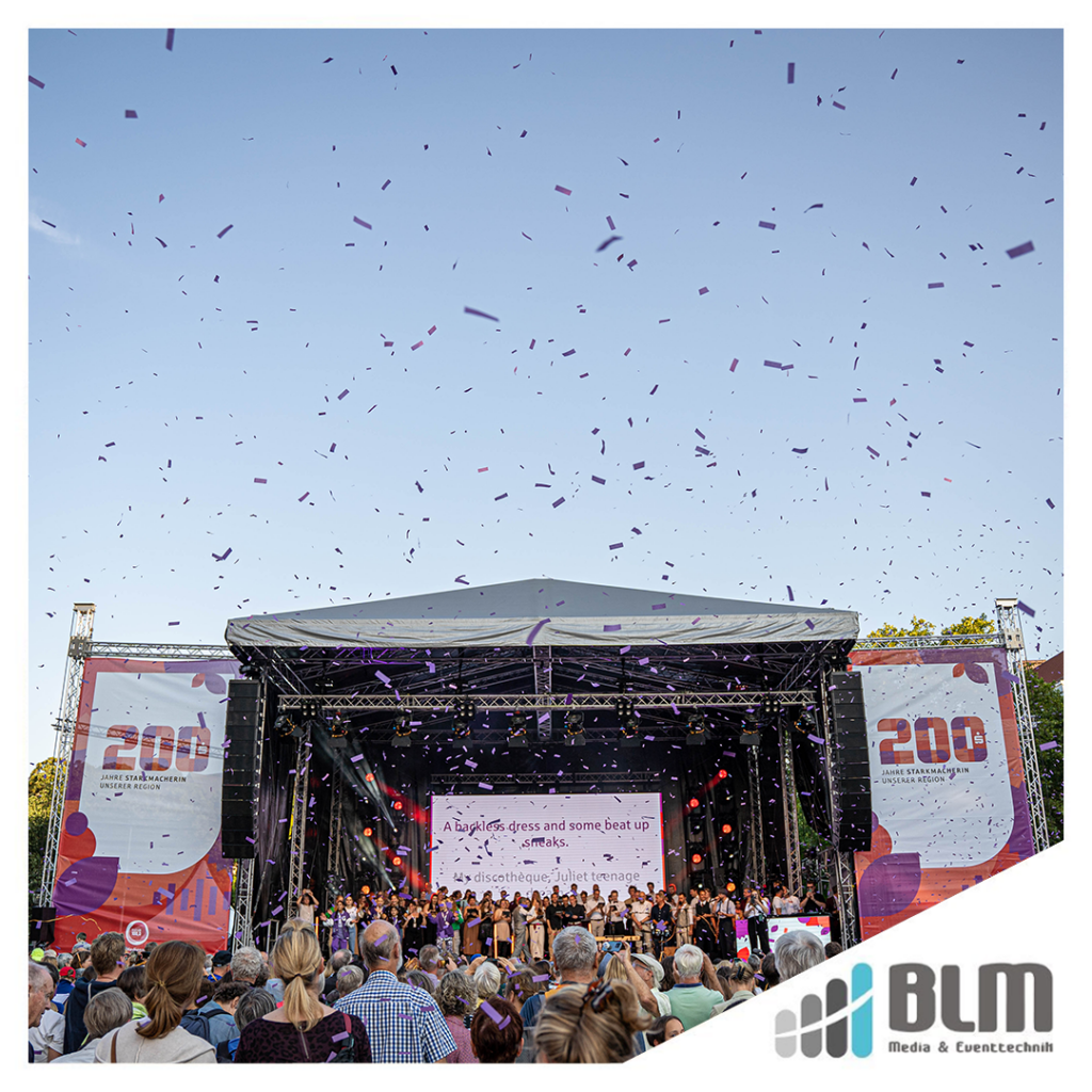 200-Jahre-Sparkasse-Hannover-Singt-2, Veranstaltungstechnik von BLM Media