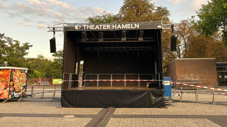 Bühne frei für das Theaterfest Hameln, Veranstaltungstechnik von BLM Media