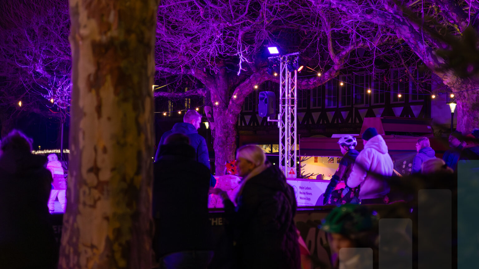Weihnachtsmarkt Holzminden, Veranstaltungstechnik von BLM Media