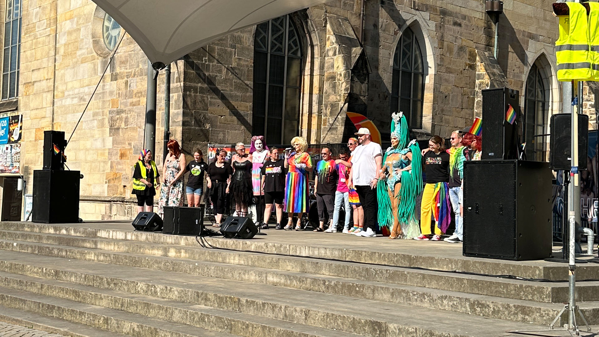 CSD in Hameln, Veranstaltungstechnik von BLM Media