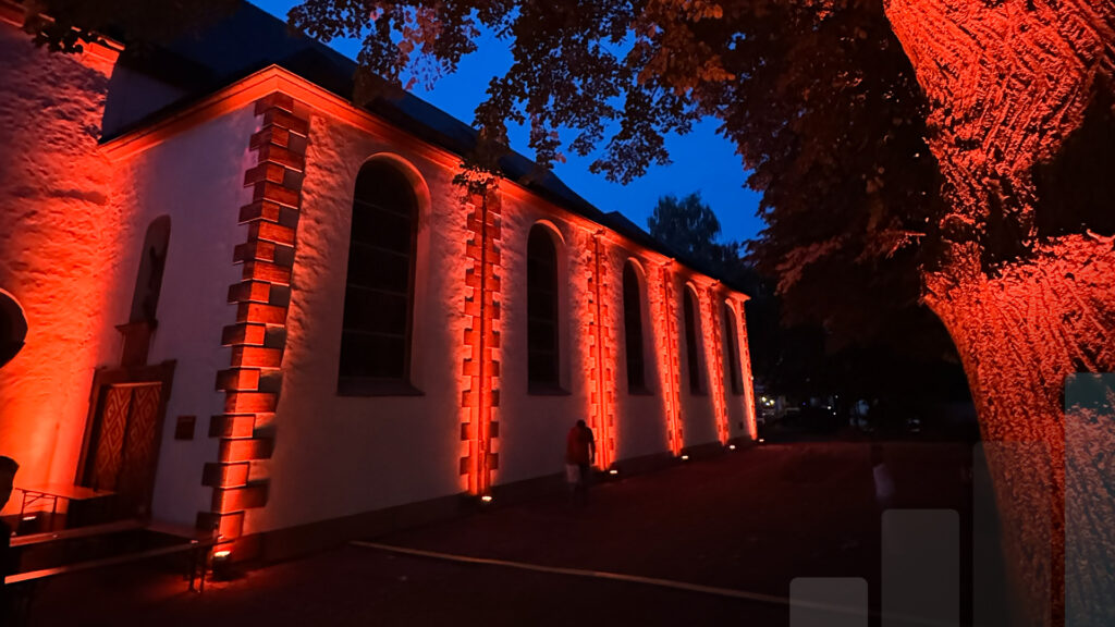 1200 Jahre Stahle Kirchenbeleuchtung