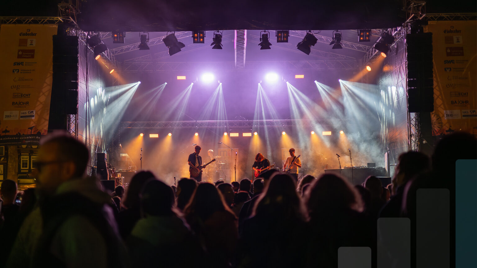 Eulenfest 2025 MainStage, Veranstaltungstechnik von BLM Media