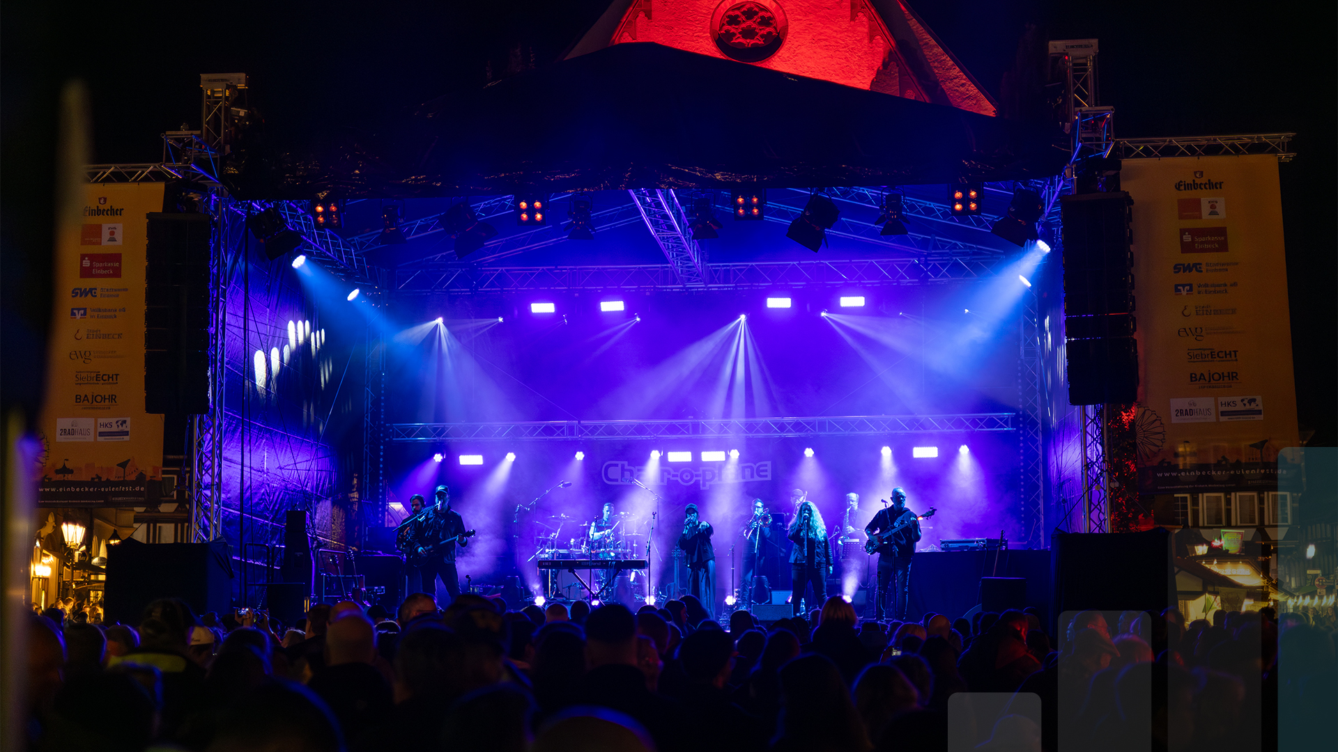 Eulenfest 2025 MainStage, Veranstaltungstechnik von BLM Media